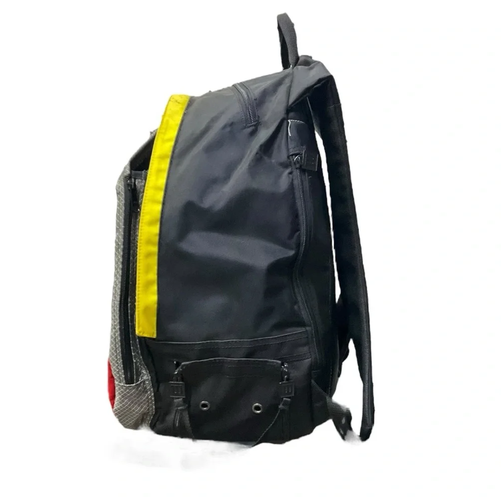 🔥 Wilson “Gear” Backpack 🎾 Red‎ Yellow Black Mesh Sport Bag